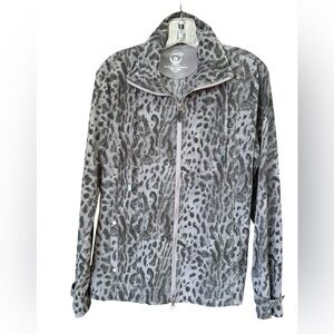 Chicos Zenergy animal print jacket